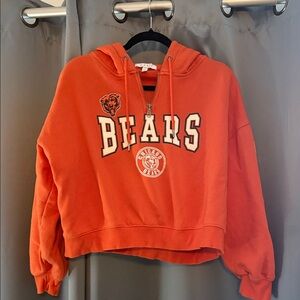 Chicago Bears Orange Hoodie Sweater